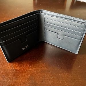 Genuine Tom Ford Alligator Print Wallet - Midnight Blue - with receipt